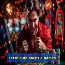 sorteio de cores e nomes